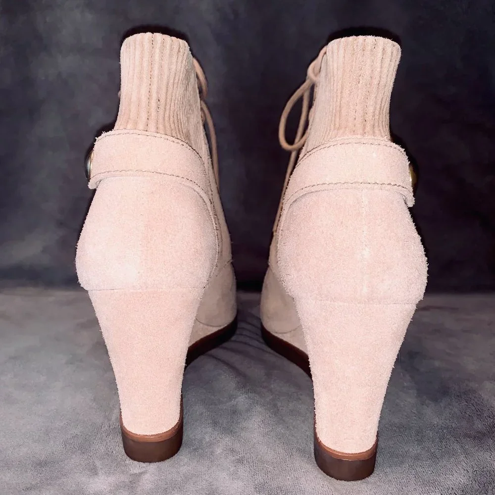 Michael Kors Ankle Boots - Tan Suede - Picture 3 of 4